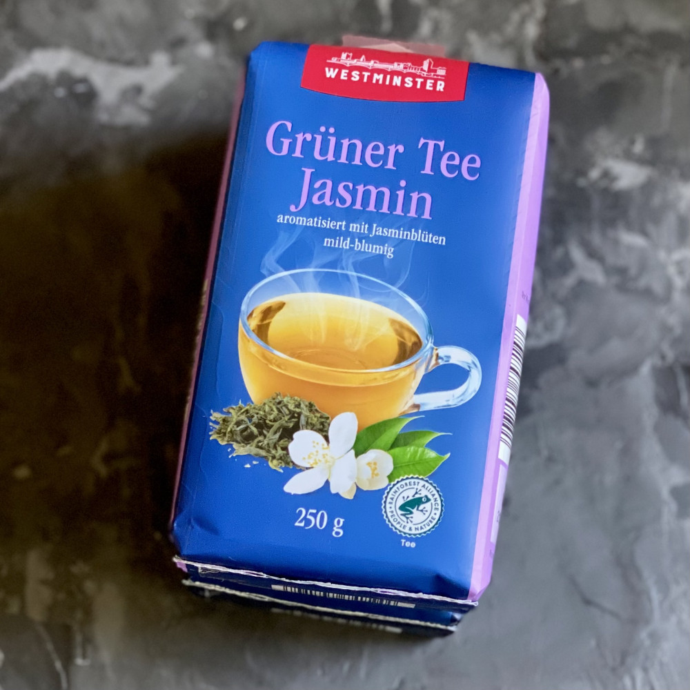 Купить Чай зеленый листовой с жасмином Westminster Gruner Tee